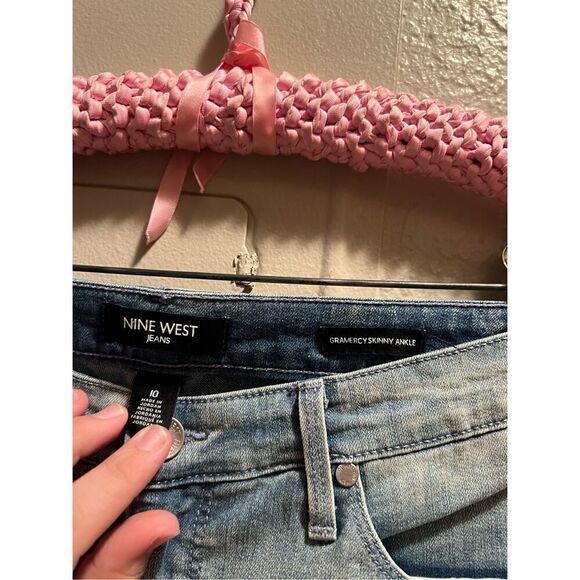 Nine West Gramercy Skinny Ankle Jeans Woman’s Size 10 - Picture 4 of 11